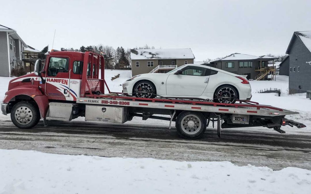 Iowa Tow Bans: What to Do If You Slide Off the Road